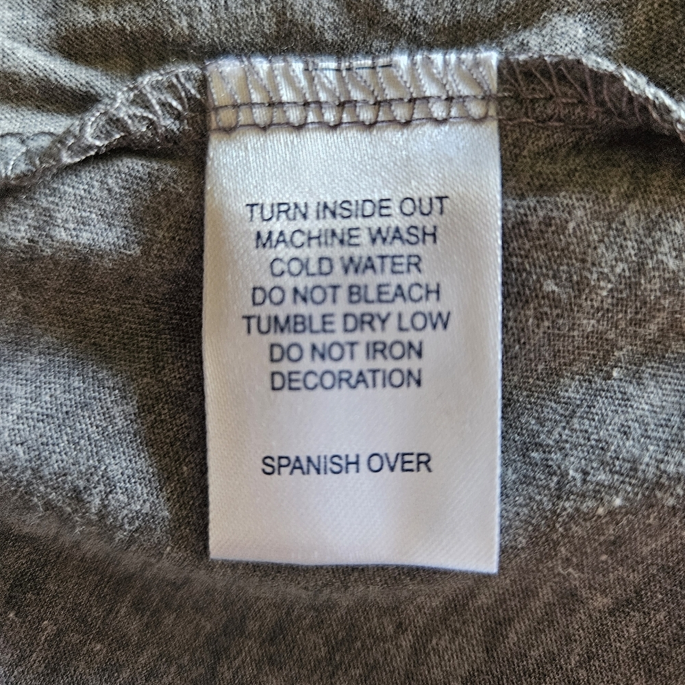 Pregnant AF Gray Tank Top Sz L - Picture 4 of 5